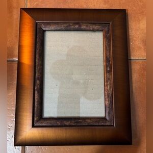 Elegant Brown Wooden Picture Frame. Beautiful copper like color wood Excellent